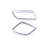 For Jeep Renegade 2015-2023 Silver Steel Dash L&R AC Air Outlet Vent Trim 2pcs