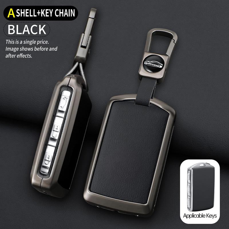 Metal Car Smart Remote Key Case Full Cover Protection Holder Shell for Volvo Polestar 2 Polestar 3 2023 2024 Keyless Keychain