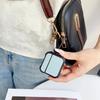 Простой однотонный кожаный узор подходит для чехла на AirPods1/1-го поколения, четырехсторонний противоударный pro1, чехла для Bluetooth-наушников Apple.