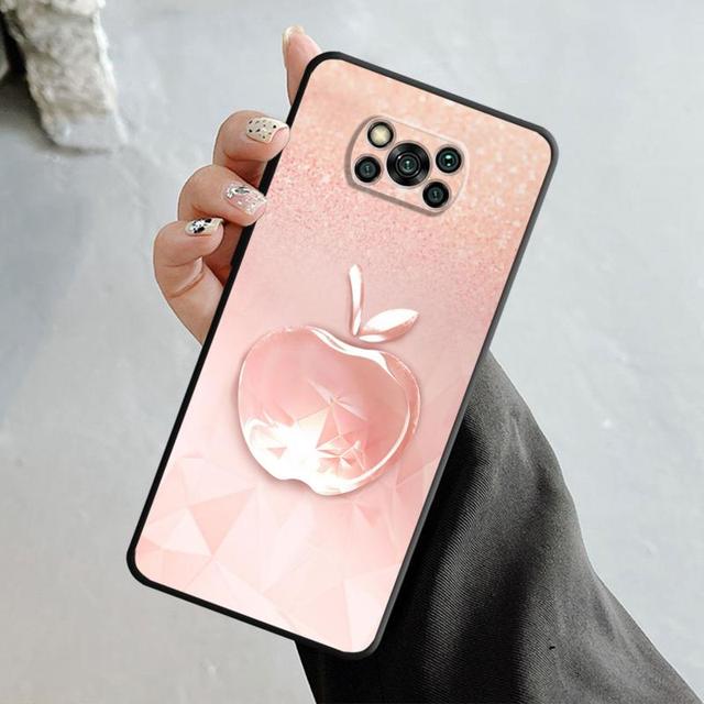 Чехол для Xiaomi Poco X3 Nfc X4pro M3 C40 для Mi 12 11 10 10t 8 Note10 Lite 11ultra 11t Pro F1 розовое золото розовая королева принцесса