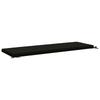 Bench Cushion SOEST 100percent  Polyester Black 140 x 50 x 5 cm