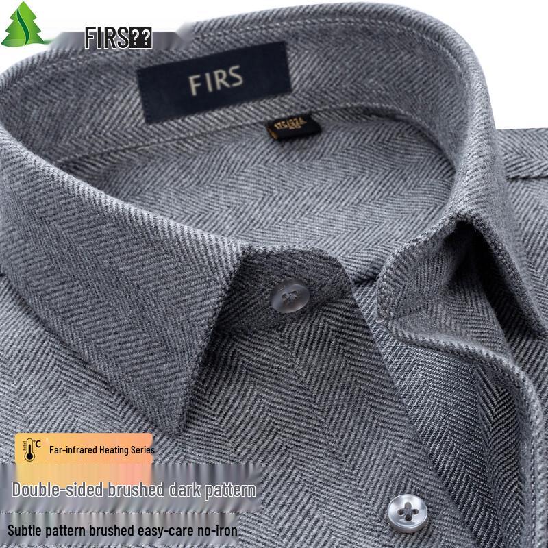 Мужская фланелевая рубашка с длинным рукавом FIRS