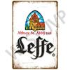 Leffe Ретро Металлическая Вывеска Жестяная Вывеска Виски Бельгия Пиво Дощечка Металлический Декор Стены Винтажный Декор Плакатные Тарелки Мужская Пещера Потертый Шик