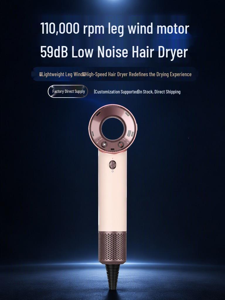 HD19 Bladeless Hair Dryer: Gentle on Hair, High-Speed, Smart-Induction, High Power.