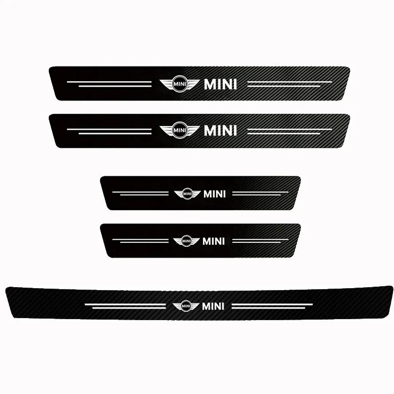 BAGD7 2026 Car Sticker BMW Car Threshold Strip Anti Stepping Leather Protective Sticker For BMW M E46 E90 E60 F30 F10 X1 X2 X3 X5 X4 X