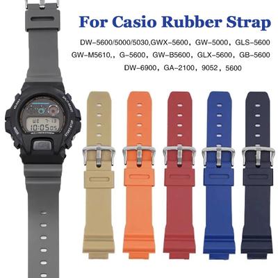 16 мм силиконовый ремешок для часов Casio DW-5600 GW-M5610 G-5600 GW-B5600 DW-6900 GA-2100 9052 Серии Спортивный сменный ремешок