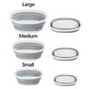 Multi-purpose Foldable Washbasin Picnic Cleaning Tool Collapsible Wash Basin Washing Up Bowl