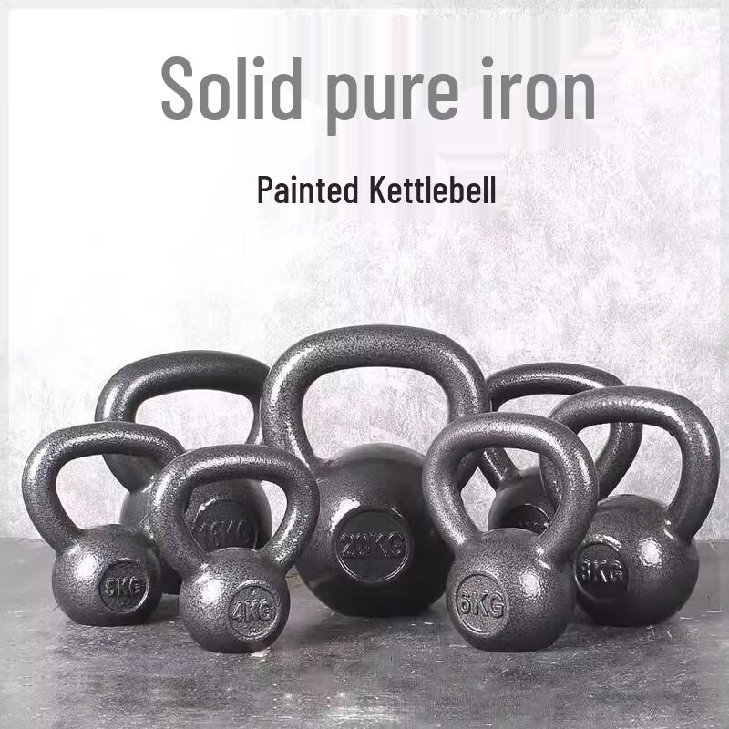Painted Cast Iron Kettlebell