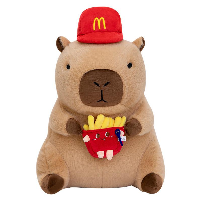 Animal Doll Capybara Plush With Chicken And Tater For Kids Room Toys Decor