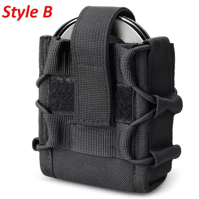 Molle Shackles Holder Handcuffs Pouch Case Universal Handcuffs Holster Quick Release Standard Chain Cuffs for Tactical Vest
