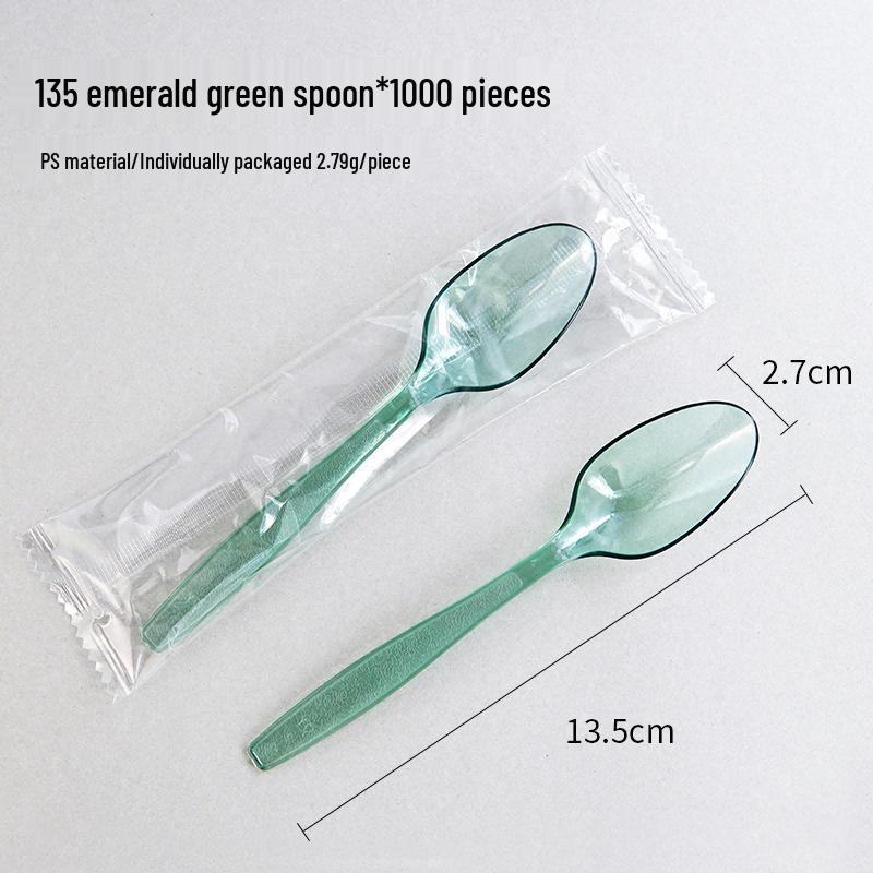 Yu De Feng Disposable Plastic Spoons & Forks