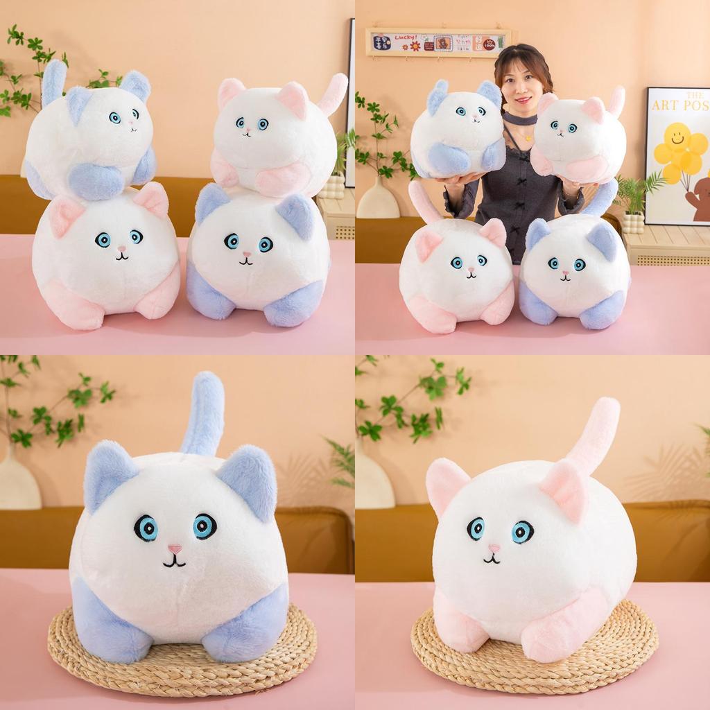 Плюшевая игрушка кошка для девочек, мягкая набивная игрушка, подарок для детей