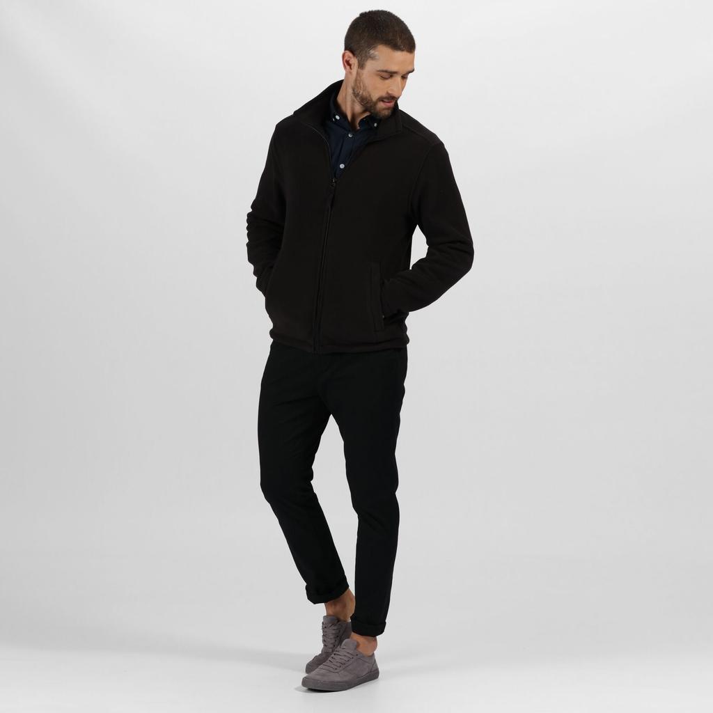 Regatta Professional Мужская однотонная куртка из микрофлиса на молнии (Лайт слой)