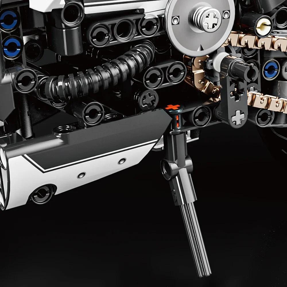 Масштаб 1/8 Yamaha MT-10SP Технический Знаменитый Мотоцикл Конструктор Мотоцикл Конструктор Взрослые Кирпичики Игрушка Подарок на Фестиваль Коллекция Транспортных Средств