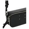 Maison Margiela Signature Four Stitching Small Calfskin Shoulder Bag Women shoulder bag Black SB1WD0031P7275