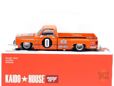 MINI GT Мини-машина Chevy Silverado Dury KAIDO V2 (оранжевый)