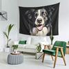 Border Collie Tapestry Decoration Art Aesthetic Tapestries for Living Room Bedroom Home Wall Cloth Wall Hanging
