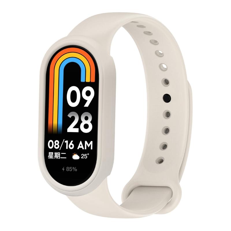 Защитный чехол для умных часов Mi-Band 8, легкий, прочный, мягкий корпус, защитная оболочка, ударопрочная силиконовая крышка