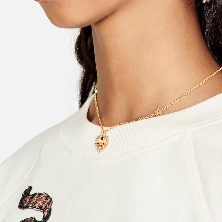 Dior In Heart Lights Necklace Women necklaces N1382DHLCY-D665