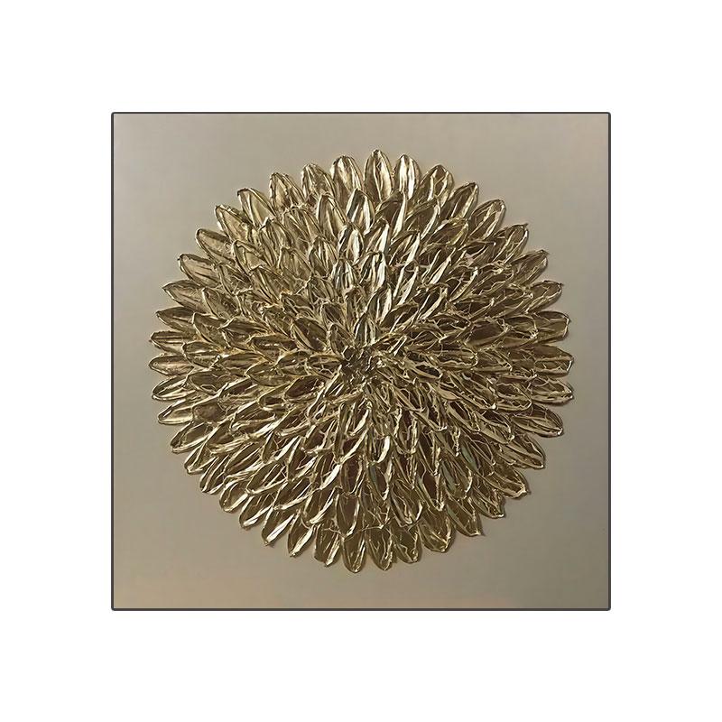 Poster Modern Wall Art Pictures Gold Foil Canvas Oil Paintings Printed Wall Pictures For Living Room Decor Abstract Art Cuadros