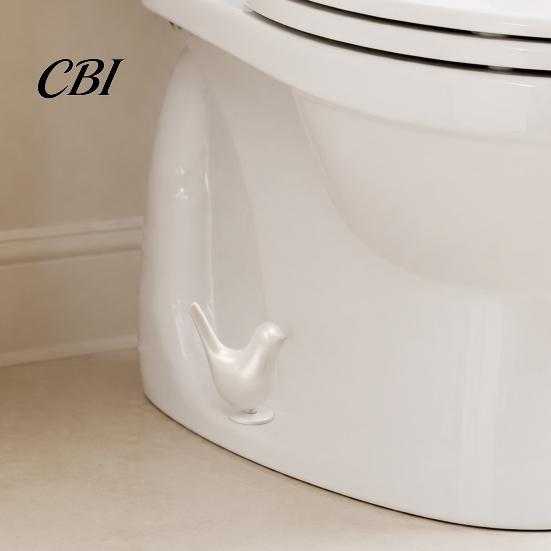 Decorative Ceramic Toilet Accessory 2PCS Bird Screw Covers, Bolt Caps, Modern Anti Slip Cover Style Universal Fit Caps for Home Bathroom Renovation