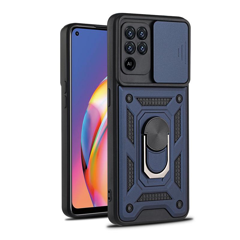 Применимо к Motorola G11 Shun Armor Чехол для мобильного телефона с выдвижным окном, противоударный, с кольцом-держателем, защитный чехол для Moto G11