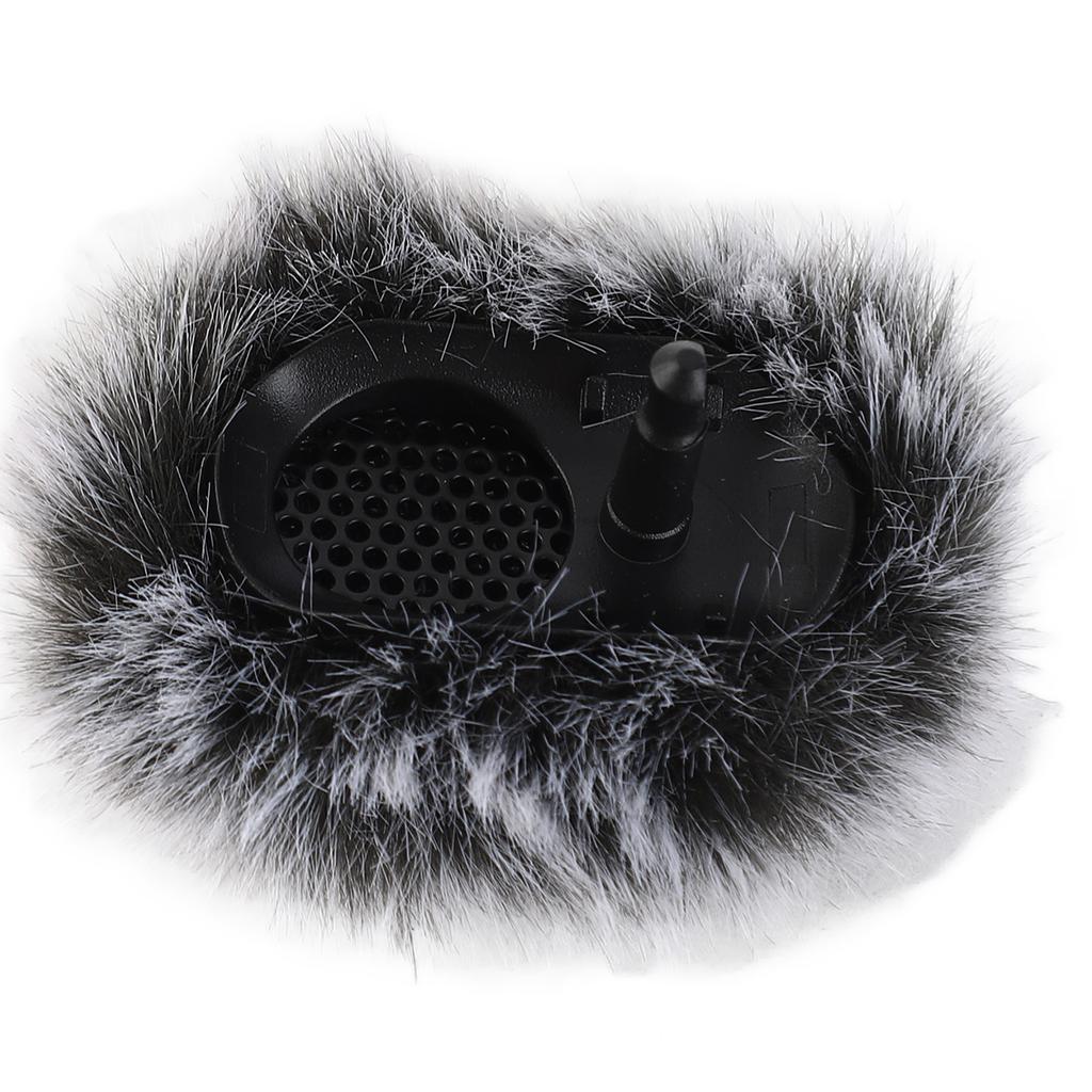 Пушистый чехол для микрофона, шумоподавление, удобный, мягкий, портативный, компактный, ветрозащитный чехол-муфта для микрофона