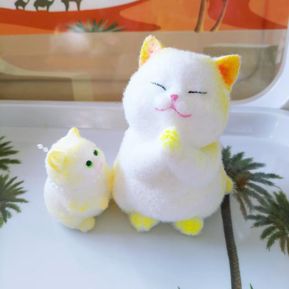 Мультяшная имитация кошки Игрушки-сквиши Медленно восстанавливающаяся кошка Игрушка-непоседа Сенсорные игрушки
