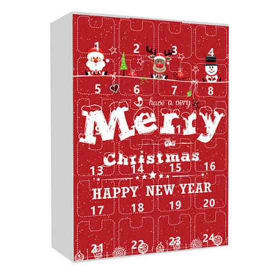 2025 Christmas Snowman Countdown Calendar 24-Day Advent Calendar Deer Hat Tree