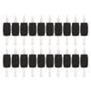 20pcs Disposable Tattoo Tube Grip Black 5RT Lightweight Prevent Slipping Silicone Tattoo Tube Grip