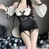 Сексуальное нижнее белье с открытой юбкой Офисная леди Эротические костюмы для косплея Соблазнительная униформа секретаря Ночной клуб Вечеринка Соблазн