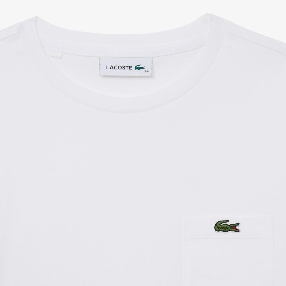 [lacoste] Women's Basic Pocket Short-Sleeve T-Shirt TF556E-56G001