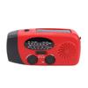 Emergency Radio AM FM WB 2000mAh Solar Hand Crank Portable Weather Radio with LED Flashlight