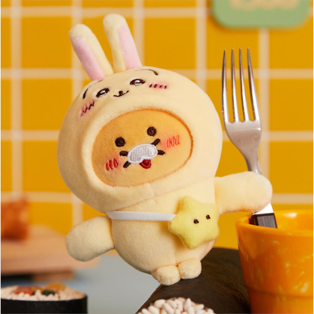 Charming Cartoon Bear Plush Keychain Super Soft Pp Cotton Spring Plant Gift