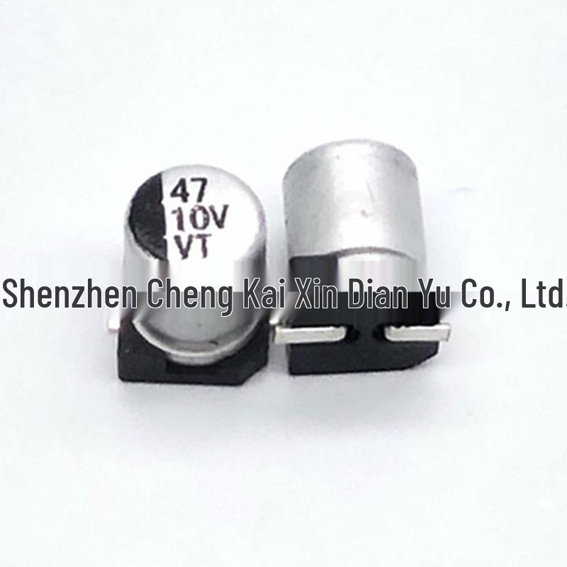 VT Series SMD Aluminum Electrolytic Capacitors, 10V 47UF 4X5.4