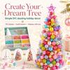 Educational Dreamy Beaded Christmas Tree DIY Kit Sparkling Mini Bead Weaving Set  Beginner-Friendly