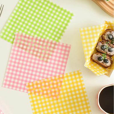 100 шт. листы вощеной бумаги, оберточная бумага для сэндвичей, жиронепроницаемая бумага, бумажный вкладыш для фритюрницы для уличных церквей, домашних ресторанов