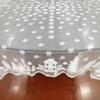 Christmas DIY Decoration Tablecloth Christmas Party House Snowflake Lace Tablecloth