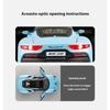 Масштаб 1/22 Суперкар Maserati MC20 Литой из сплава Модель Звук и свет Игрушка Модель спорткара Украшение Коллекция Подарок другу
