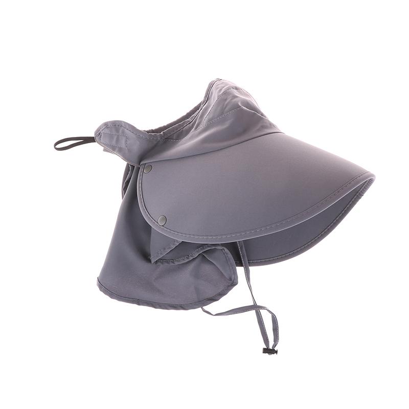 Солнцезащитная шляпа с большими полями, летняя, закрывающая все лицо, пустая шляпа-цилиндр, для велоспорта, скалолазания, солнцезащитная шляпа