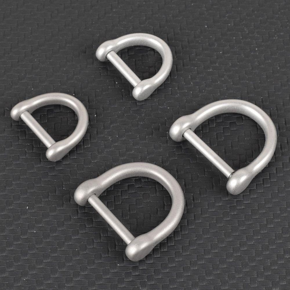 High Quality Horseshoe Buckles Titanium Alloy D Bow Staples Bracelet Buckle  Outdoor Accessories