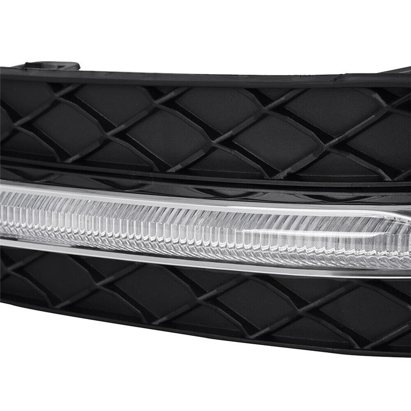 Powerful Pair LED DRL Daytime Running Lights Fog Light Lamp Fit For Mercedes Benz C-Class W204 C250 C300 11-13