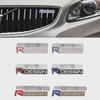 3D Metal Rdesign R Design Front Grill Car Badge Sticker Emblem Decal Decoration For XC40 XC60 XC90 V90 S90 S60 V60 V40 C70