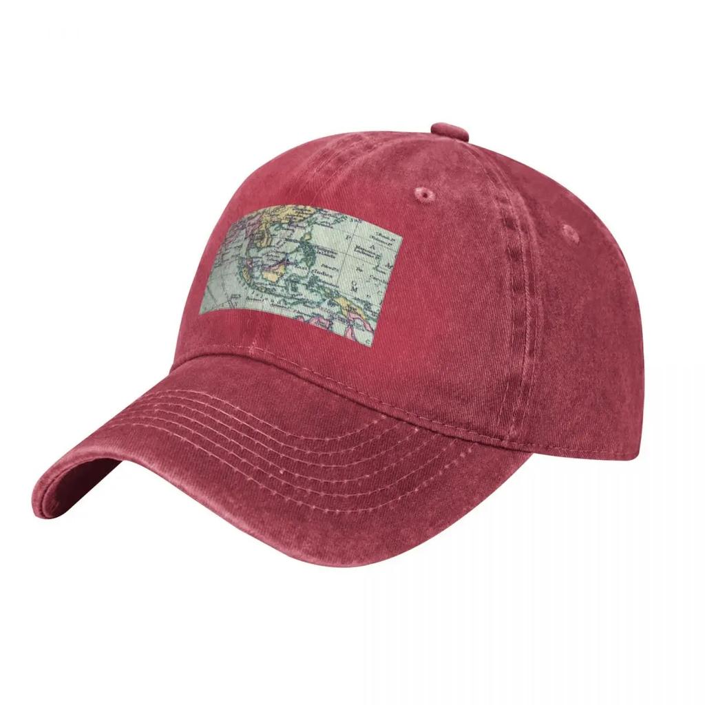 Southeast Asia Vintage Map Baseball Cap New Hat Dropshipping fashionable Thermal Visor Boy Child Womens