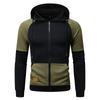Men‘s Zipper Pullover Long Sleeve Hooded Sweatshirt Tops Blouse