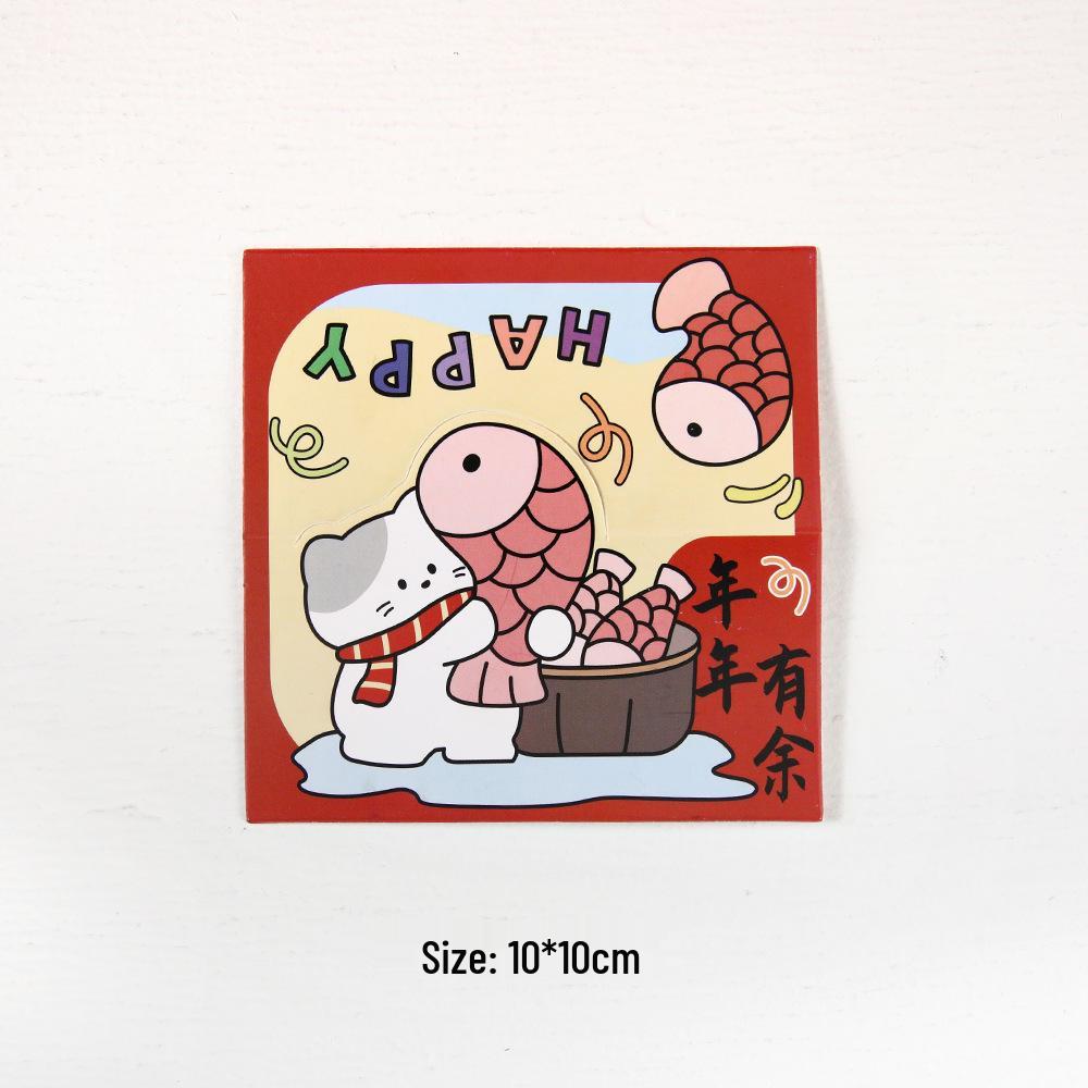 Самоклеящийся милый набор пакетиков для упаковки карточек для маленьких карточек