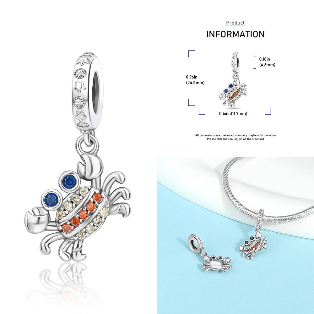 Циркон Сердце Клип Шармы Цветок Клевер Шарм Медь Морская Черепаха Бусины Подходят для DIY Оригинальный Браслет Ювелирные Изделия