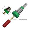 6pcs 8.5*24.9mm Banana Socket 2mm Terminal Nut Banana Plug  for Electrical Connector