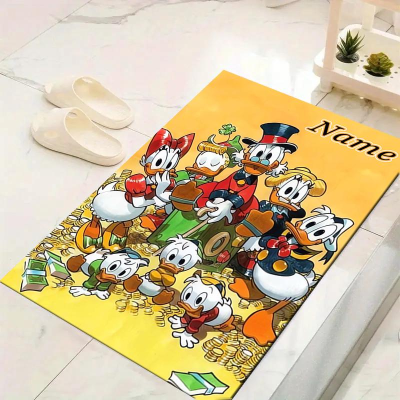 Custom 1Pc Daisy Duck Daisy Day Rug Office Carpet Indoor Outdoor Entrance Doormat Nonslip Soft And Comfortable Living Room D91630