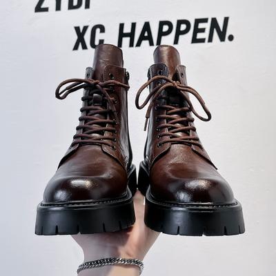 Весенний интернет-дизайн знаменитостей Sense British Style универсальные ботинки Martin Boots Locomotive Tooling Boots 3307-A